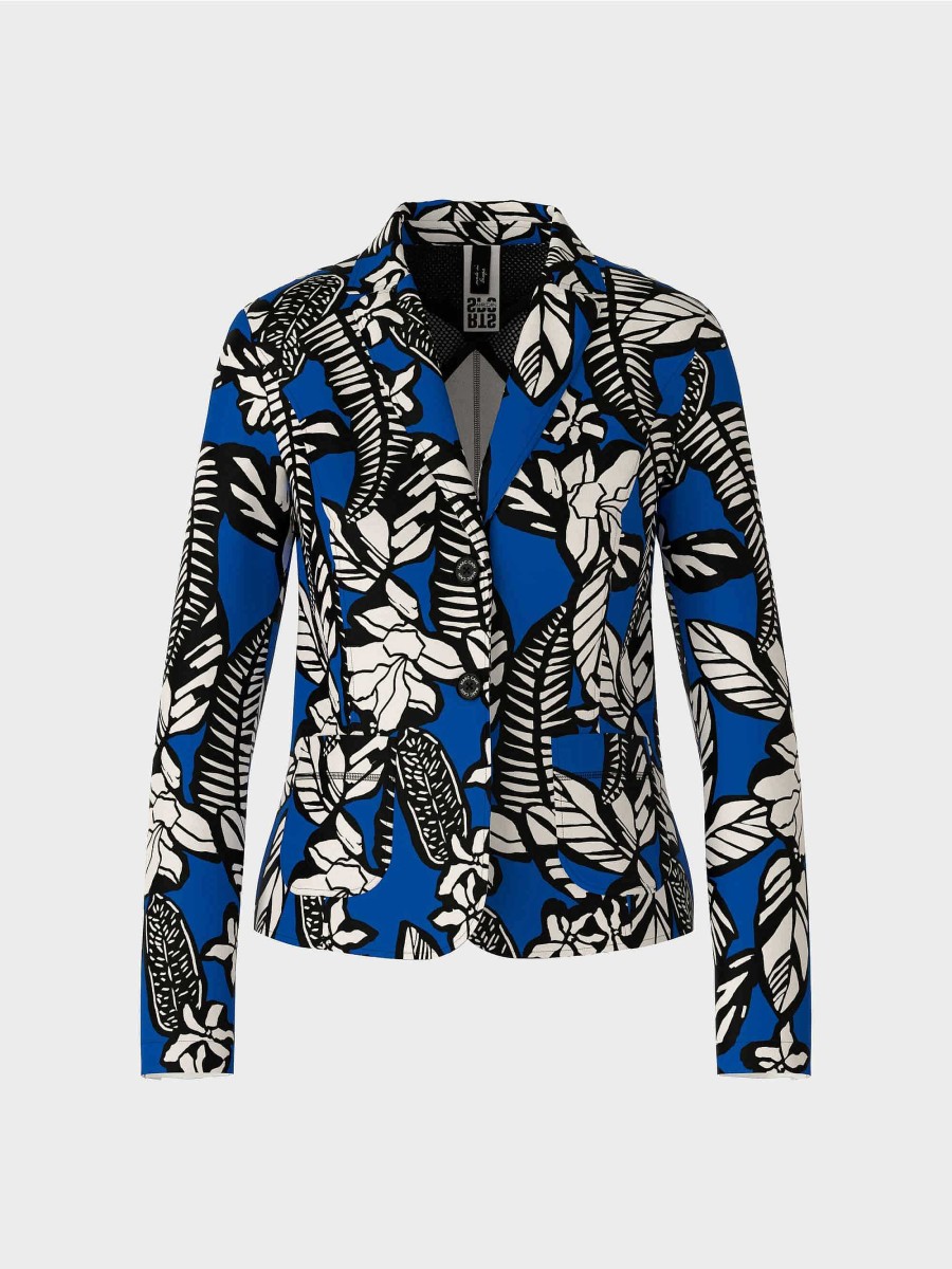 Marc Cain Jerseyblazer Mit Alloverprint | Blazer