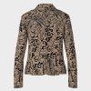 Marc Cain Jerseyblazer Mit Floralem Print | Hosenanzuge