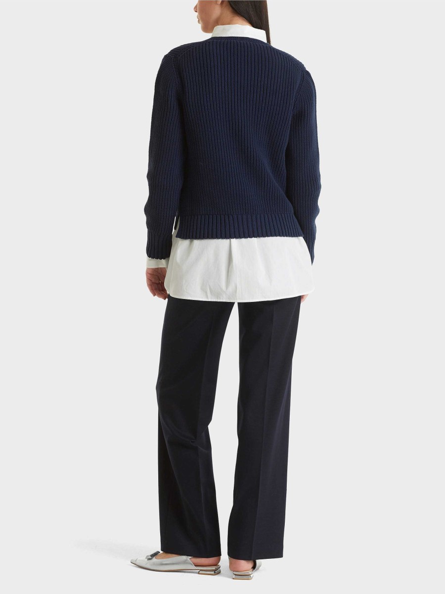 Marc Cain V-Neck-Pullover Knitted In Germany | Strick