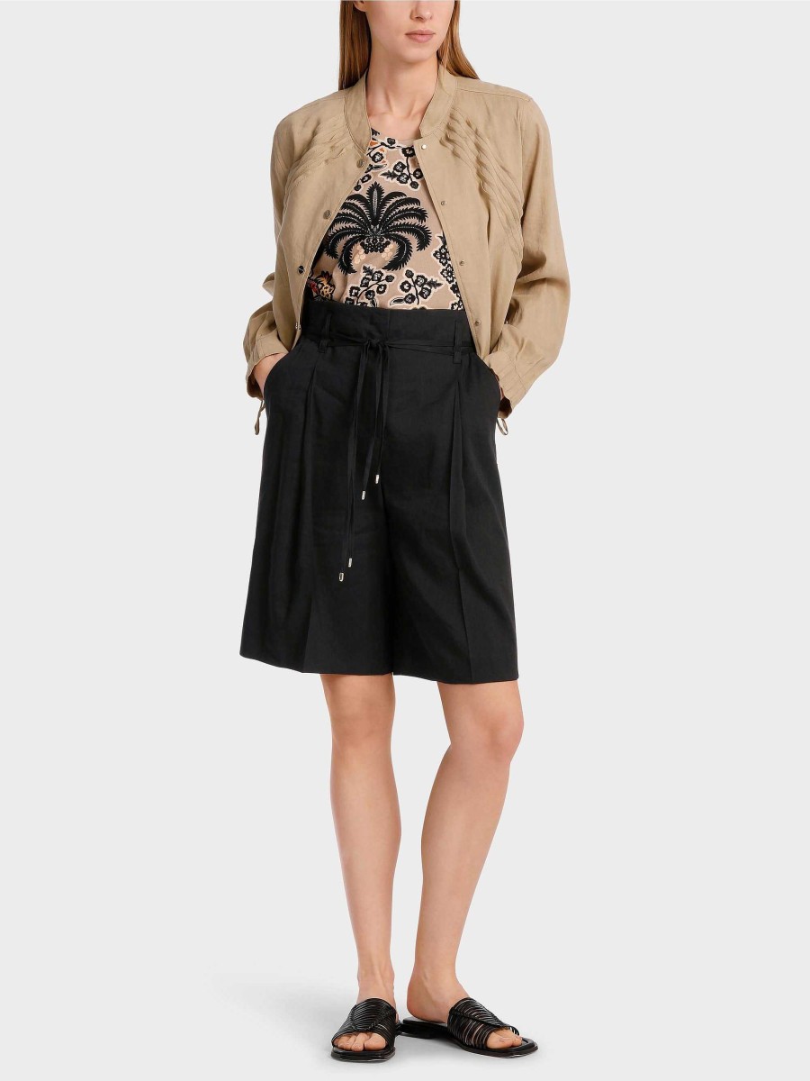 Marc Cain Modell Wichita Hose Im Paperbag-Style | Hosen