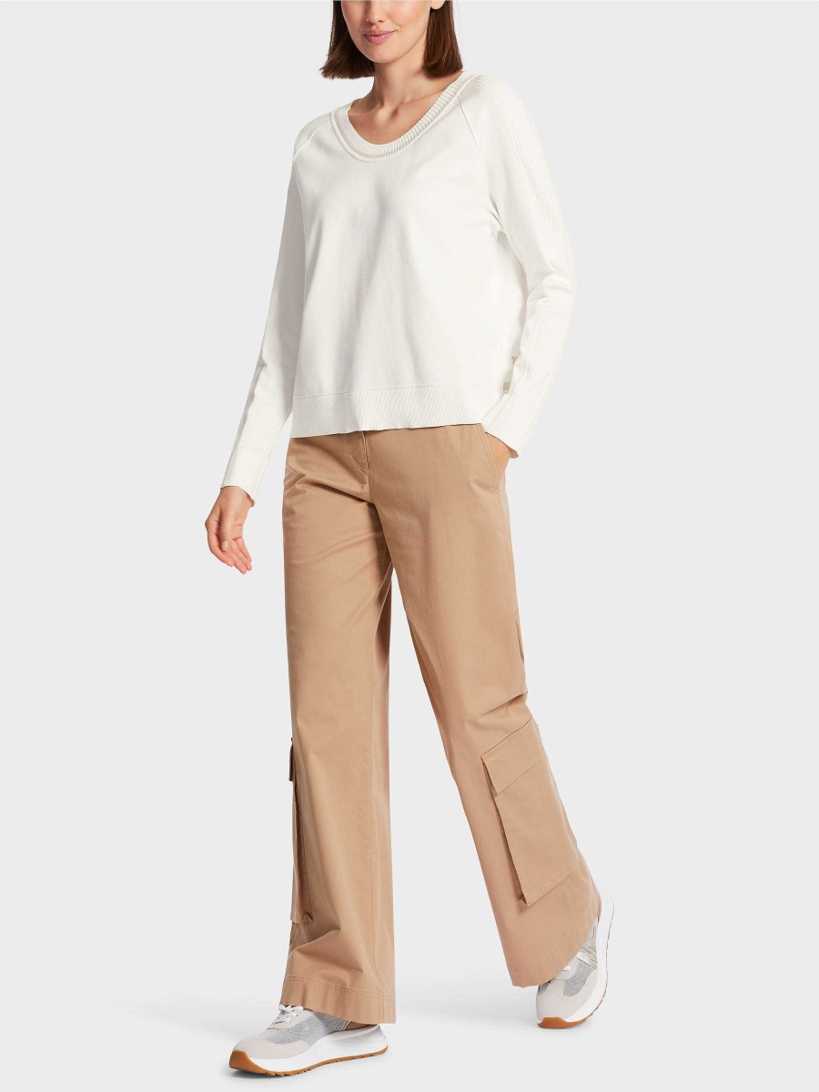 Marc Cain Femininer Sweater "Rethink Together" | Strick