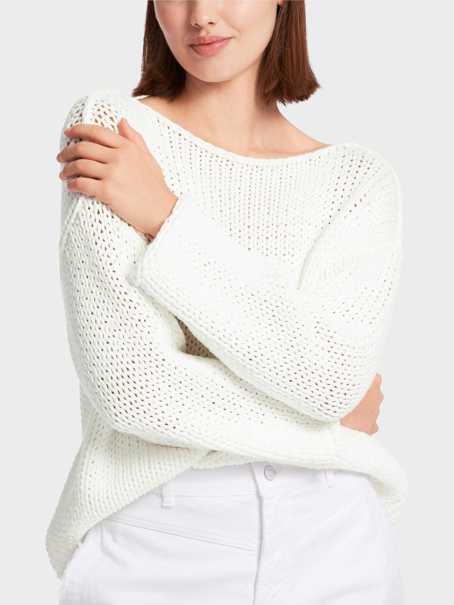 Marc Cain Sweater In Grobstrick Knitted In Germany | Strick