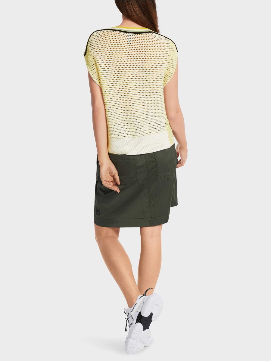 Marc Cain Tank Top Knitted In Germany | Strick