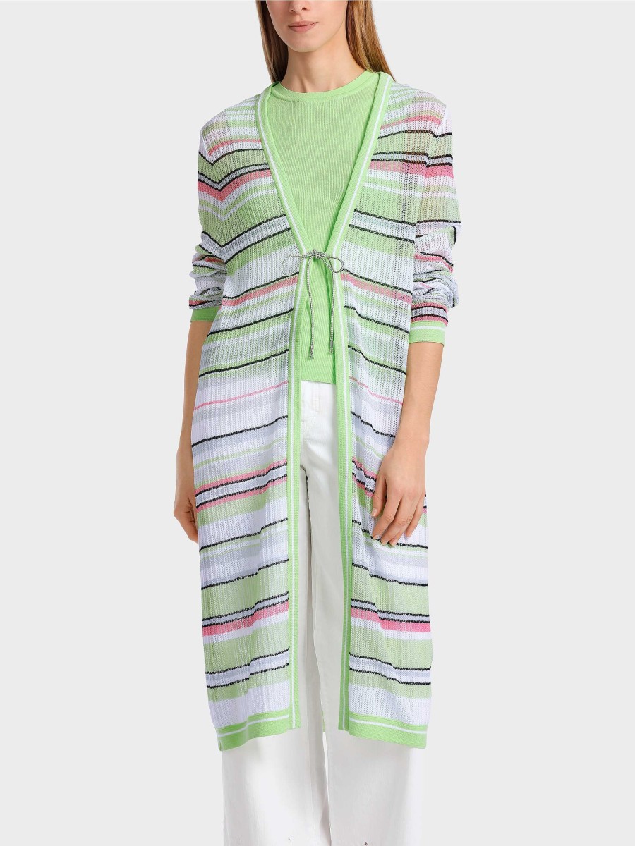 Marc Cain Langer Cardigan Knitted In Germany | Jacken