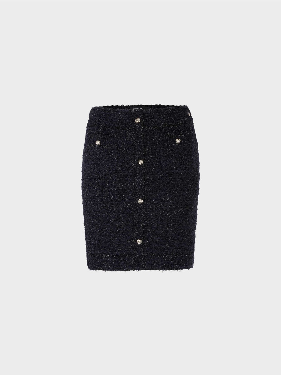 Marc Cain Anliegender Minirock Knitted In Germany | Strick