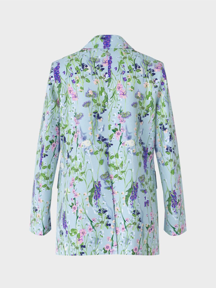 Marc Cain Floral Bedruckter Blazer | Blazer