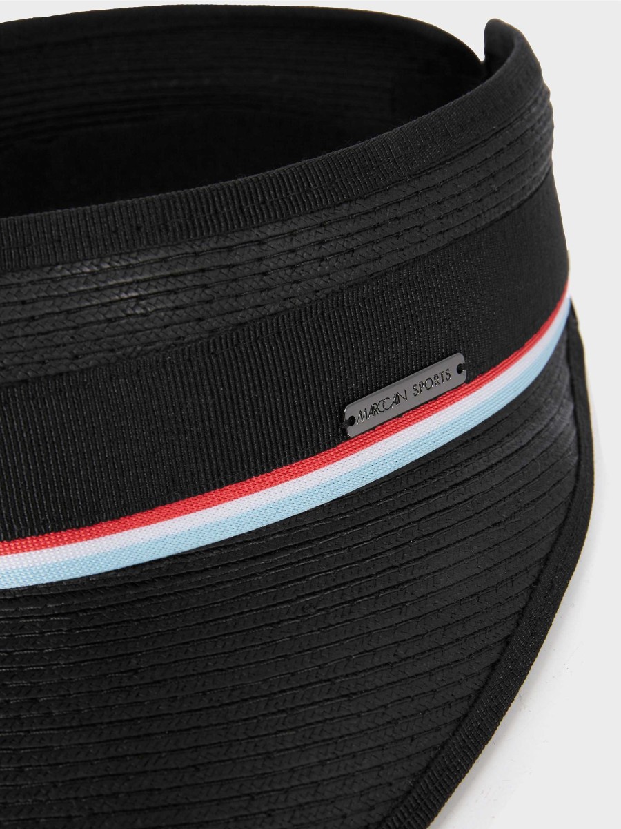 Marc Cain Peaked Cap Mit Gestreiftem Ripsband | Accessoires