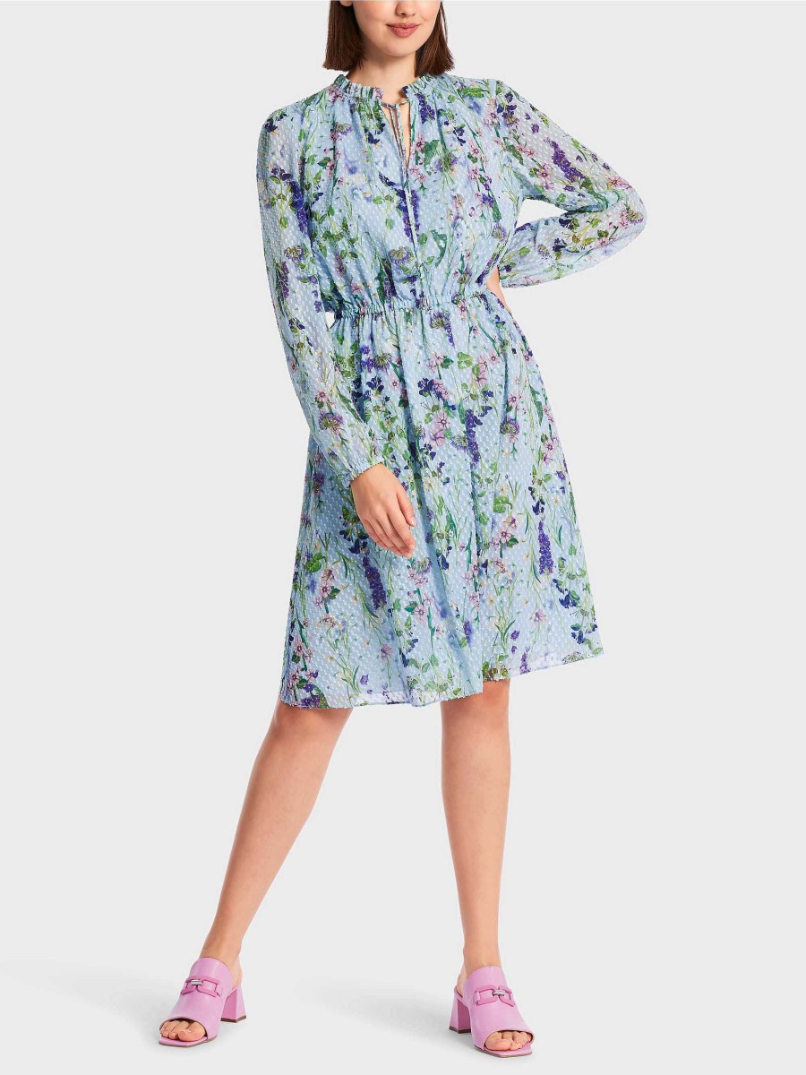 Marc Cain Kleid Im Floralen Allover-Print | Kleider