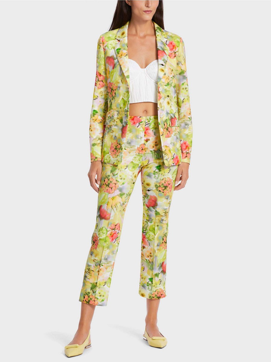 Marc Cain Blazer Im Aktuellen Blurry Print | Blazer