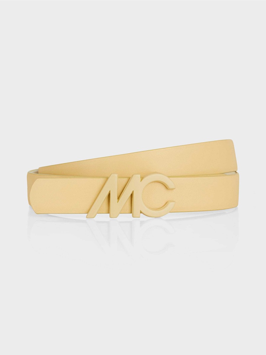 Marc Cain Ledergurtel Mit Mc-Logo-Schliese | Accessoires