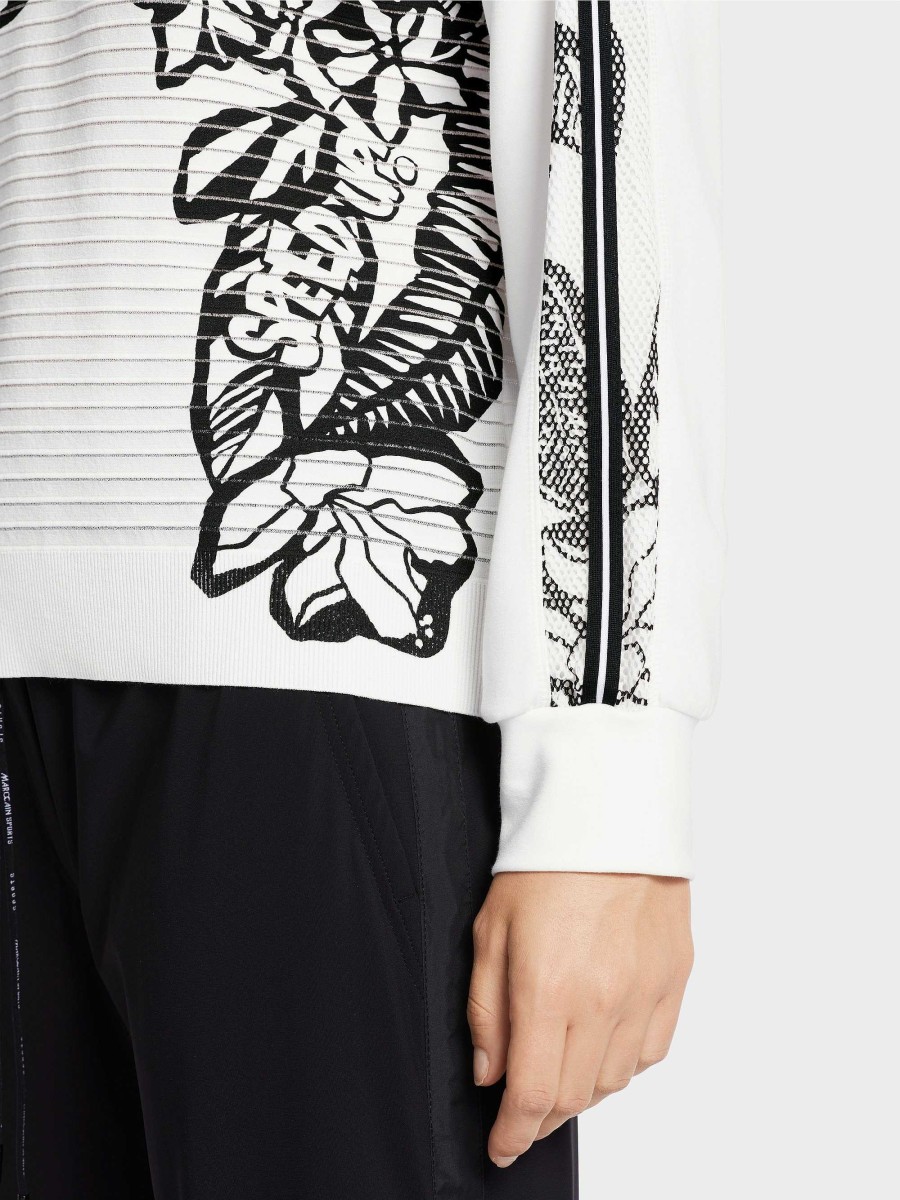 Marc Cain Sweater Mit Print Knitted In Germany | Pullover & Sweatshirts