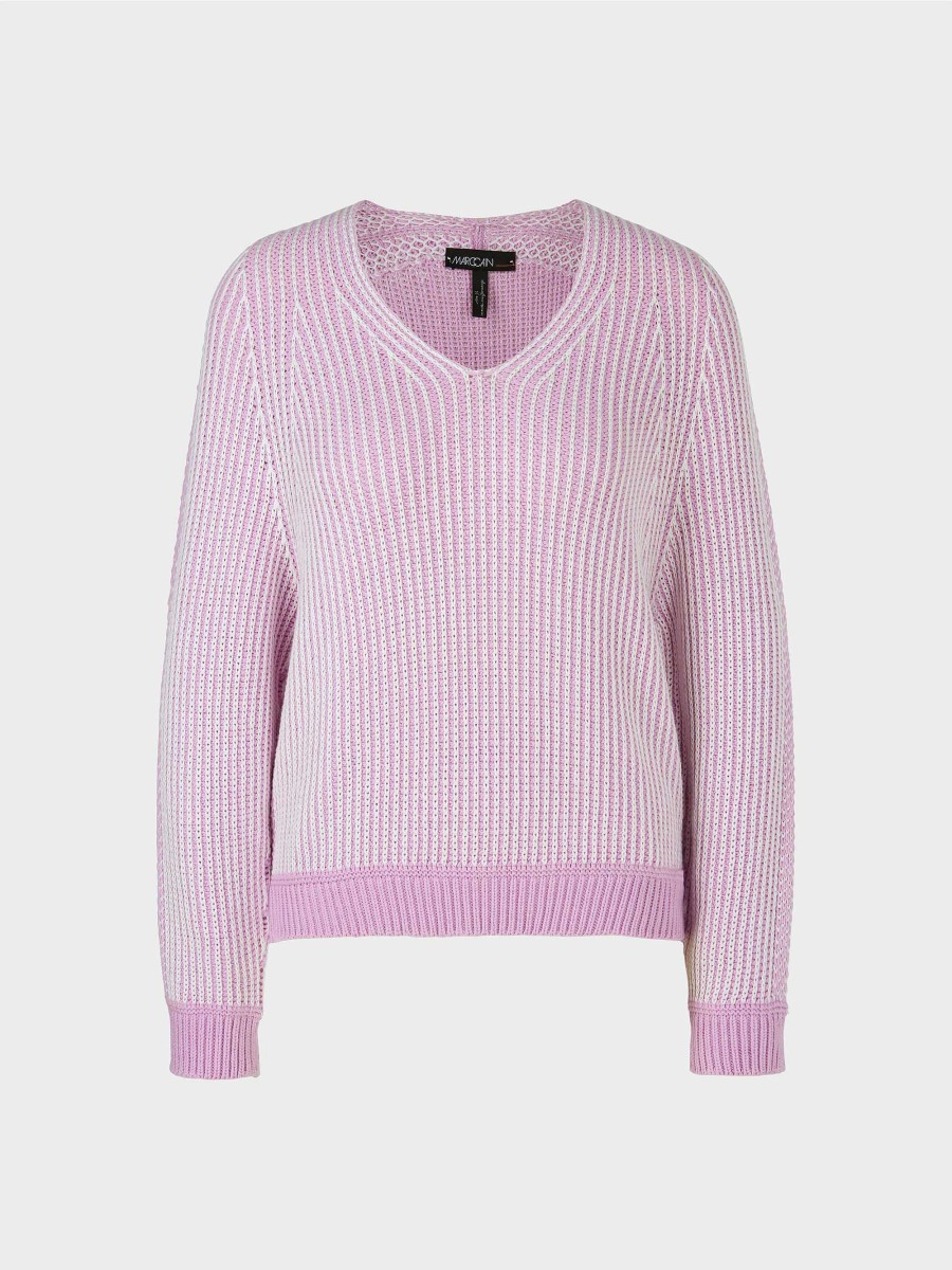 Marc Cain Sweater Mit Egg Shape "Rethink Together" | Pullover & Sweatshirts