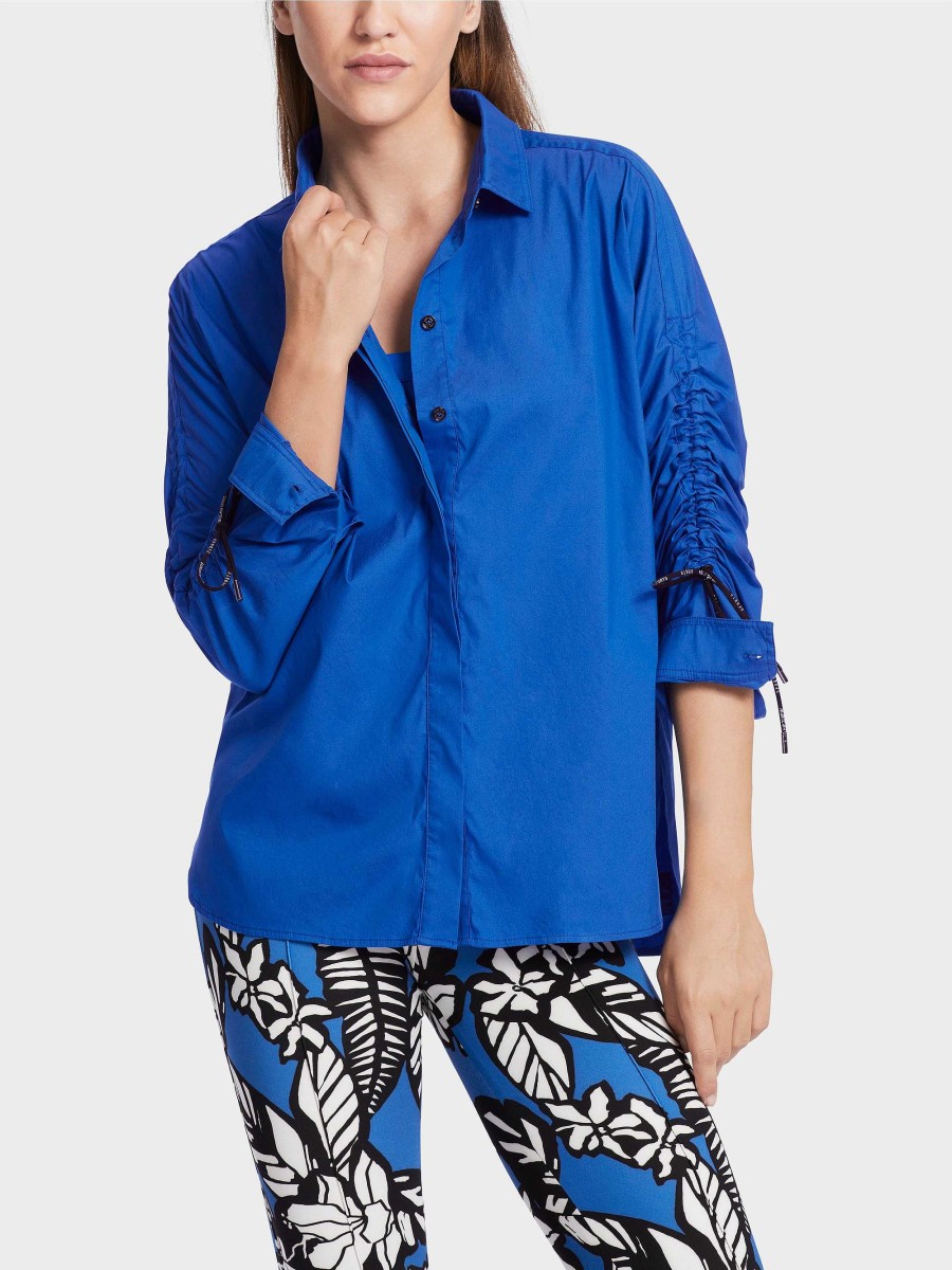 Marc Cain Weite Hemdbluse Mit Kimono-Armeln | Blusen & Tuniken