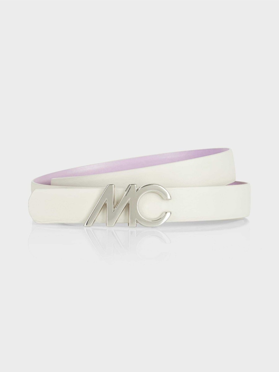 Marc Cain Ledergurtel Mit Mc-Logo-Schliese | Accessoires