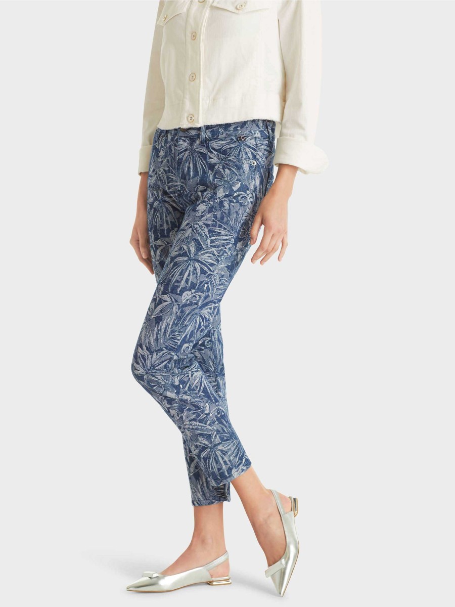 Marc Cain Jeans Silea Mit Floralem Webdessin | Jeans