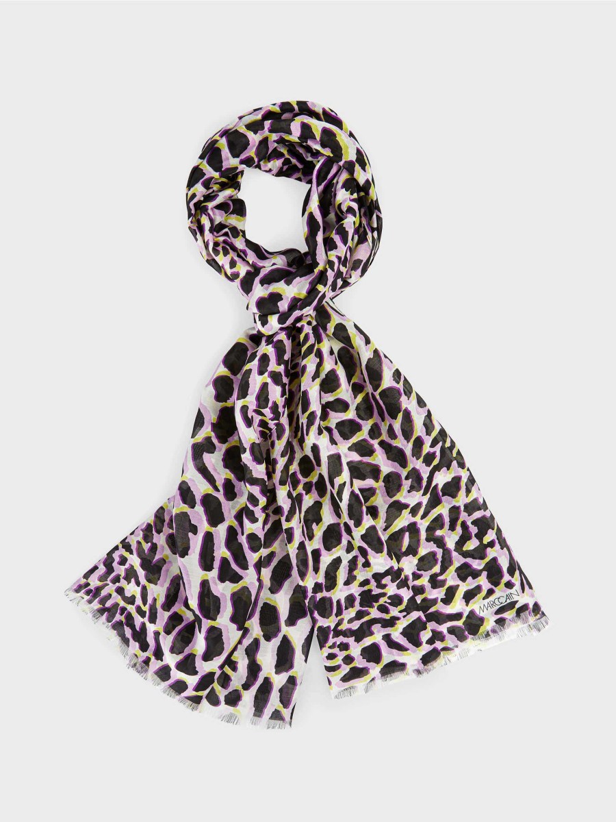 Marc Cain Schal Mit Leo-Print | Accessoires