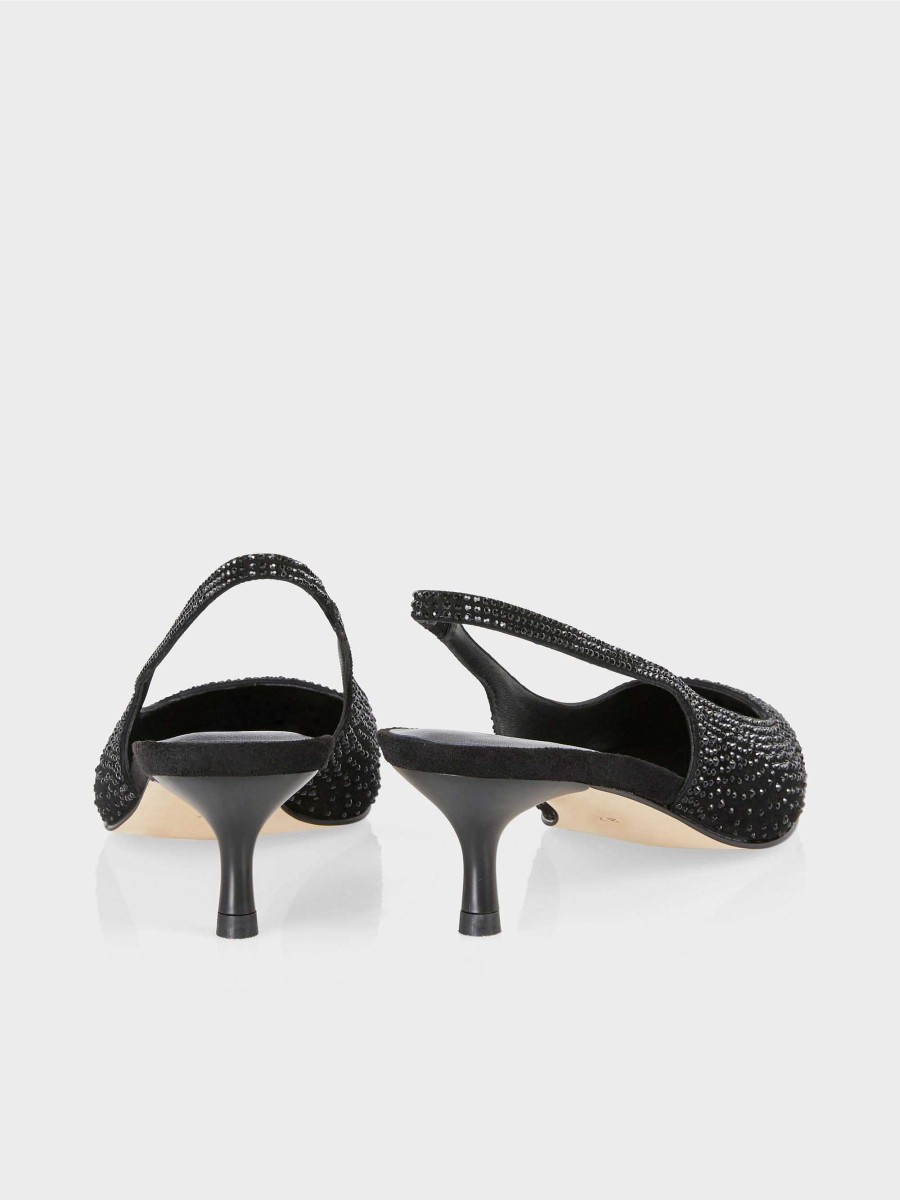 Marc Cain Slingpumps Mit Kristallen | Schuhe