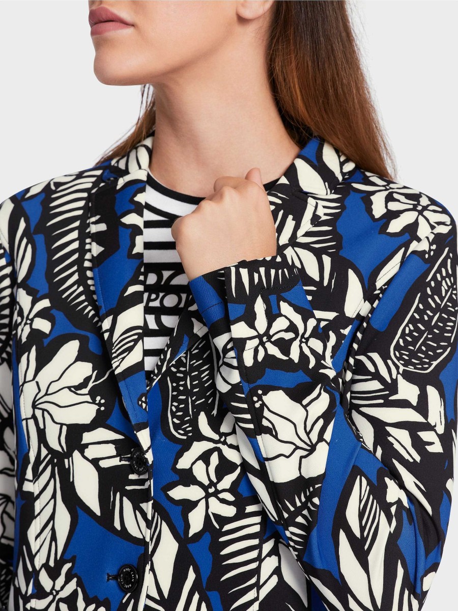 Marc Cain Jerseyblazer Mit Alloverprint | Blazer