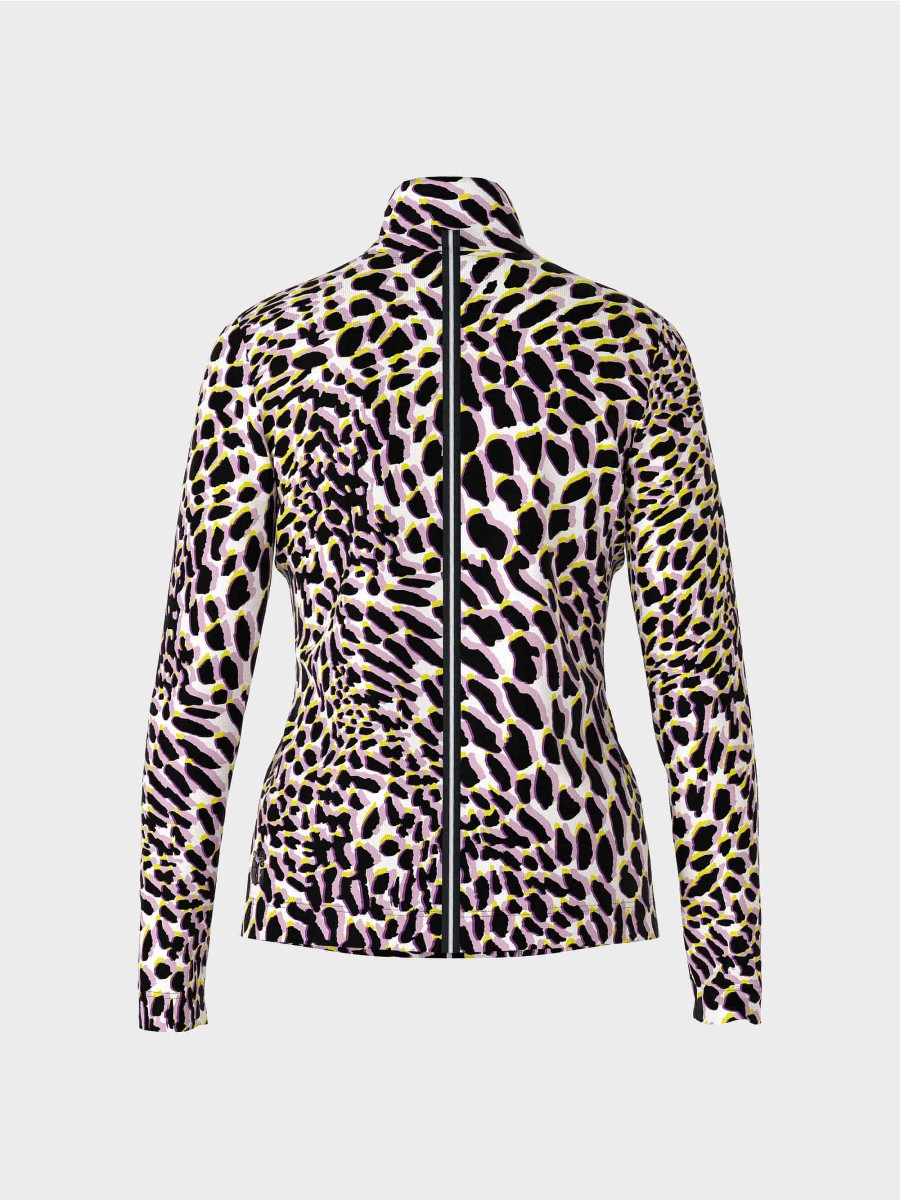 Marc Cain Zippjacke Mit Leo-Print | Jacken