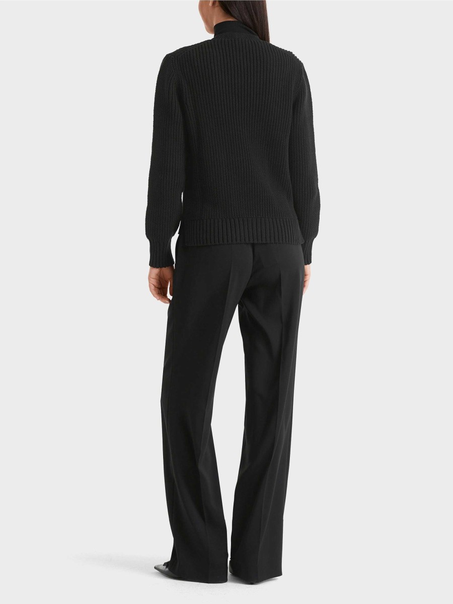 Marc Cain V-Neck-Pullover Knitted In Germany | Strick