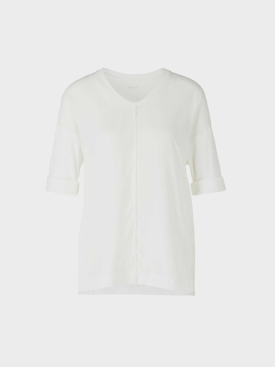 Marc Cain Blusenshirt Aus Material-Mix | Blusen & Tuniken