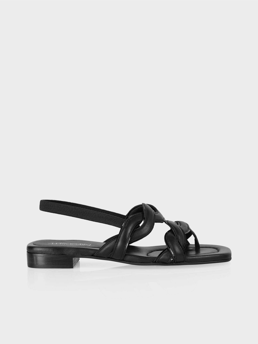 Marc Cain Sandalen Mit Geflochtenem Riemen | Schuhe