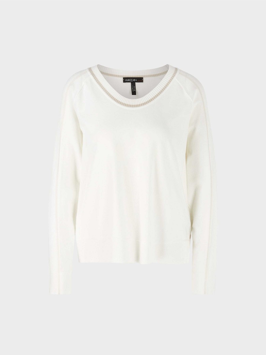 Marc Cain Femininer Sweater "Rethink Together" | Pullover & Sweatshirts