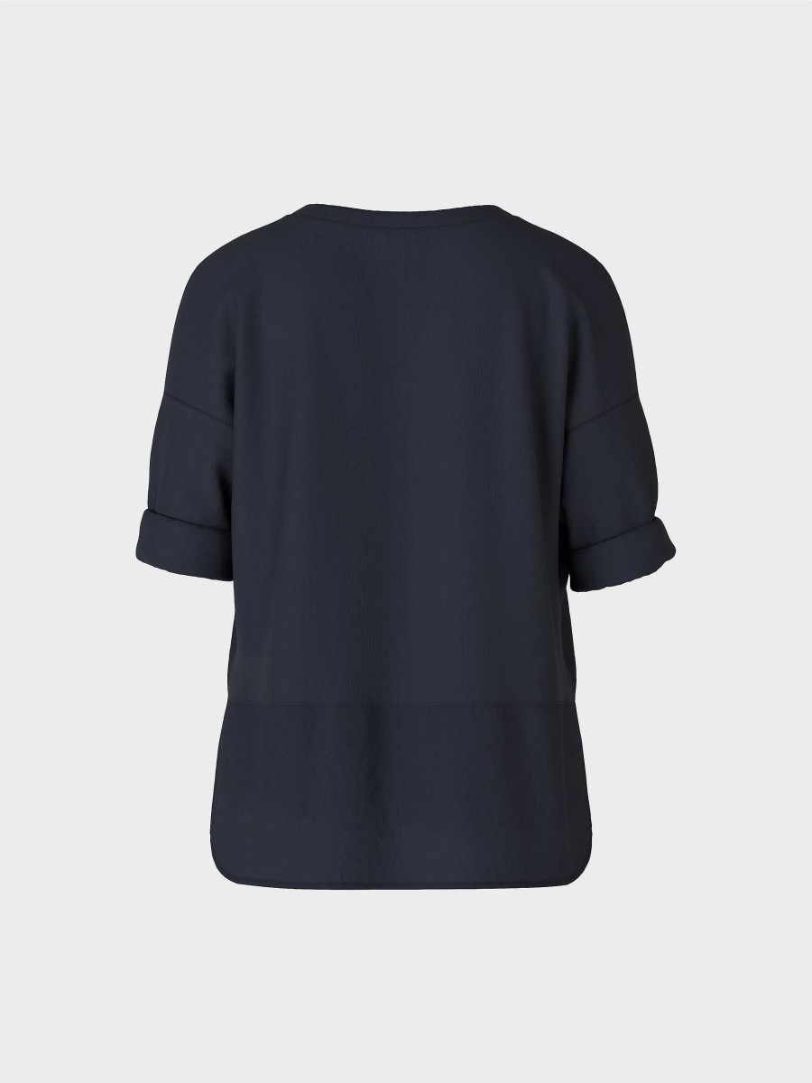 Marc Cain Blusenshirt Aus Materialmix | Blusen & Tuniken