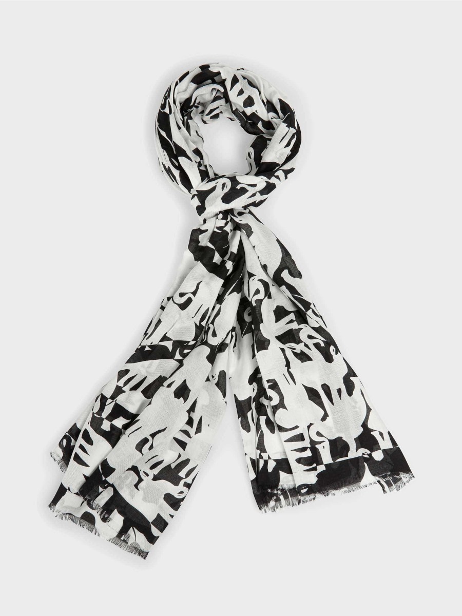 Marc Cain Schal Mit Elefanten-Print | Accessoires