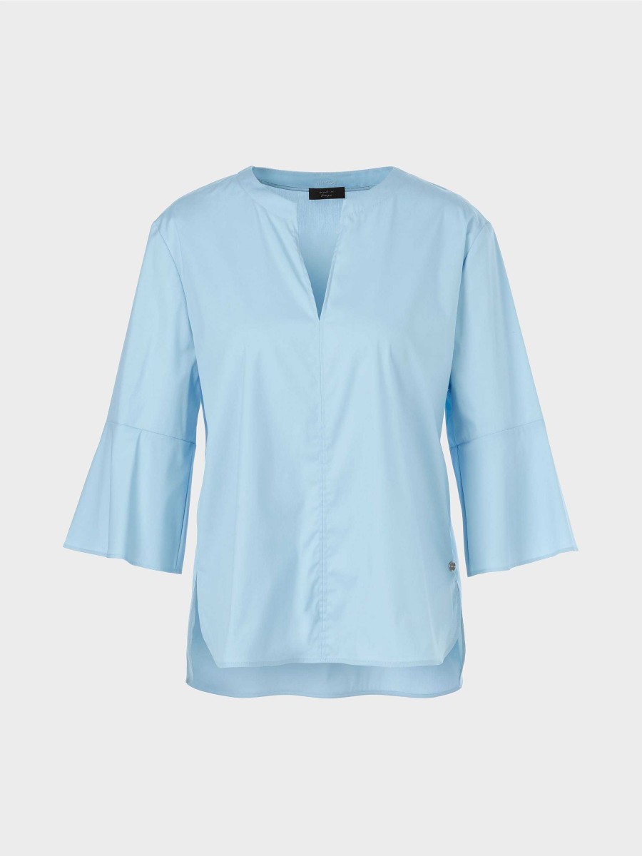 Marc Cain Bluse Mit Volantarmel | Blusen & Tuniken