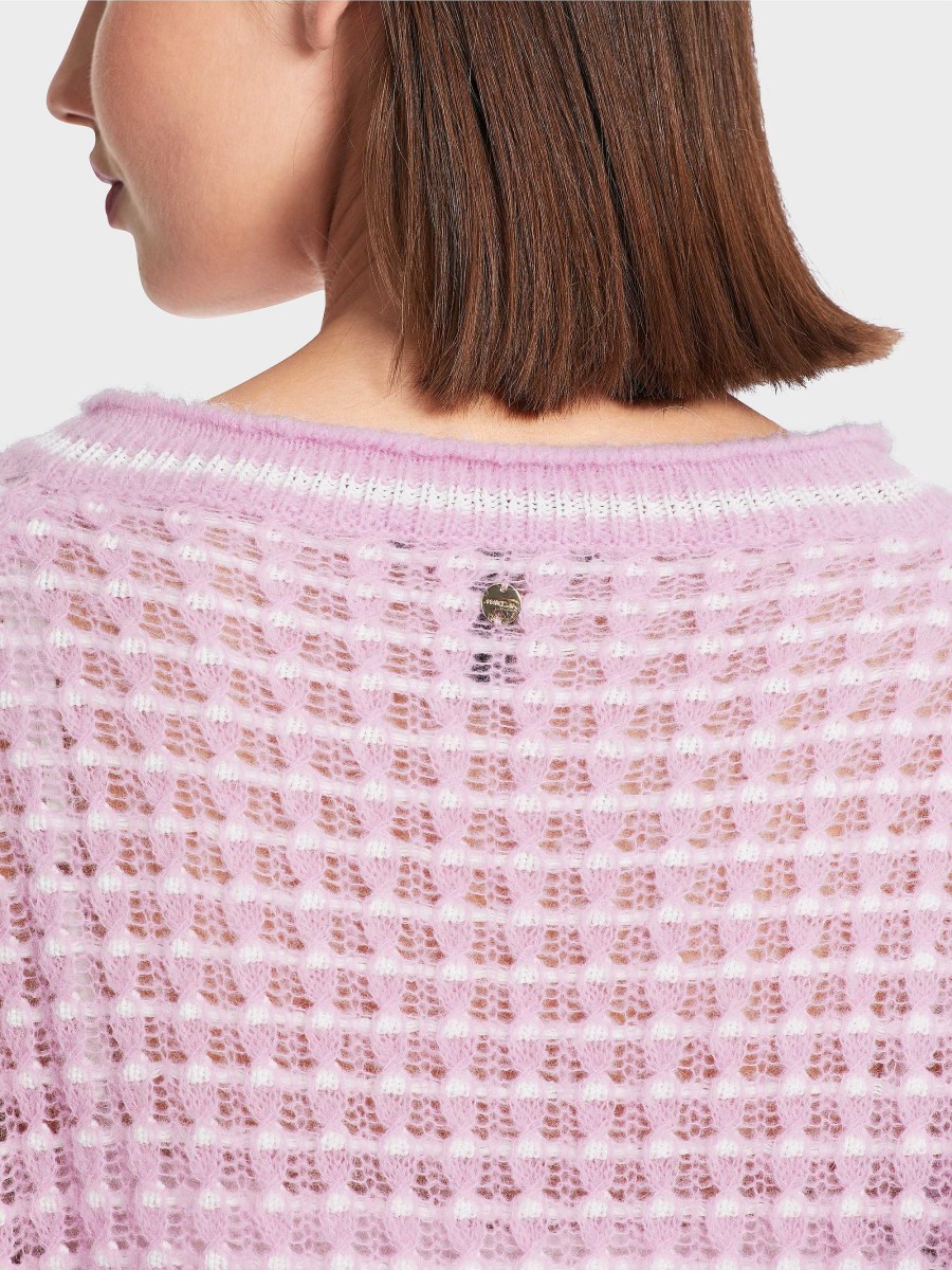 Marc Cain Gestrickter Pulli "Rethink Together" | Strick