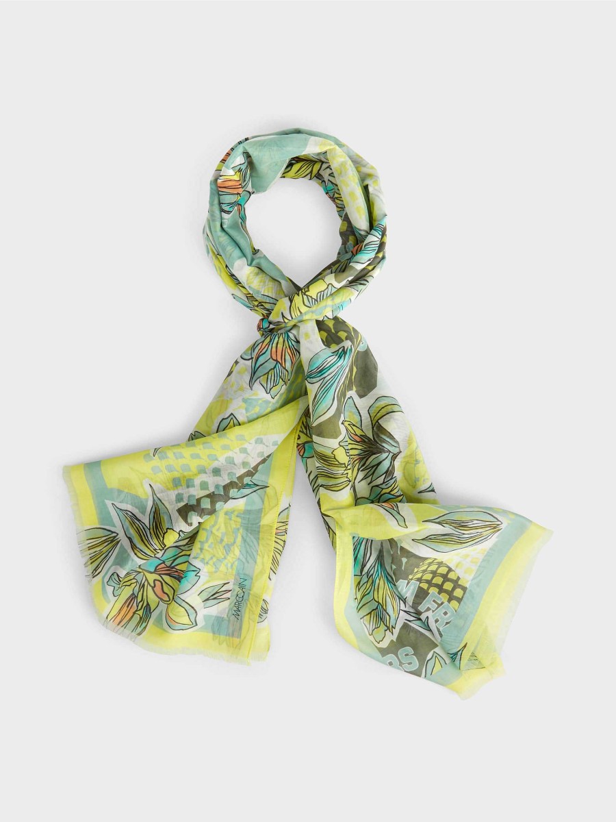 Marc Cain Schal Mit Fantasy-Print | Accessoires