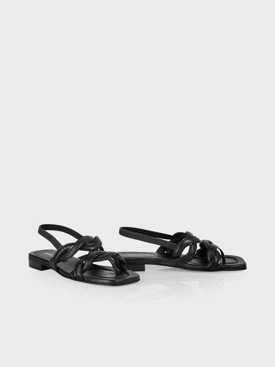 Marc Cain Sandalen Mit Geflochtenem Riemen | Schuhe