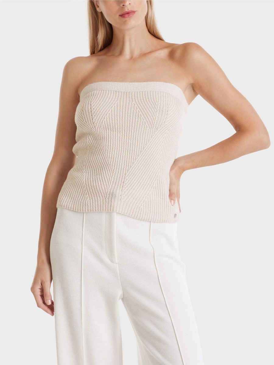 Marc Cain Bustier Knitted In Germany | Strick