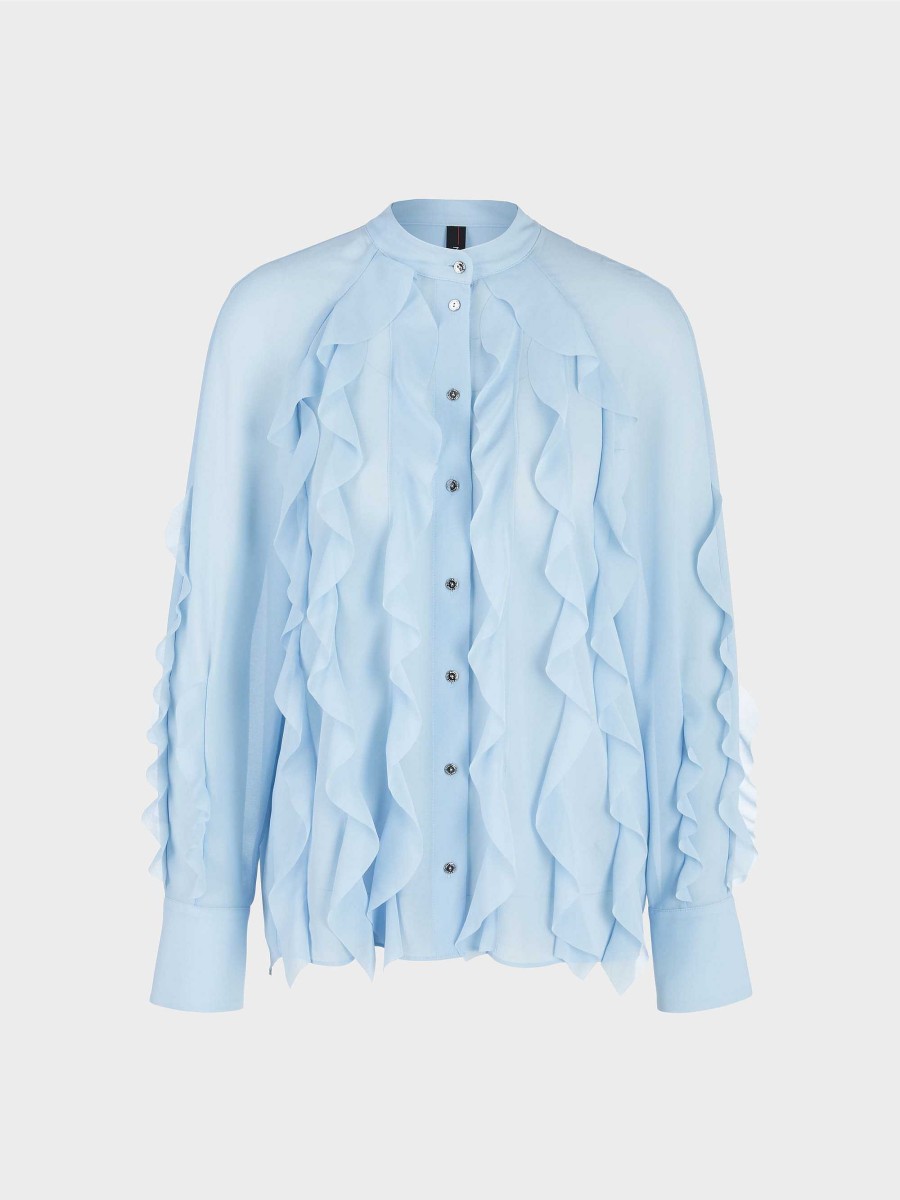 Marc Cain Bluse Mit Volants | Blusen & Tuniken