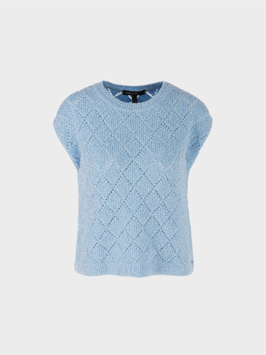 Marc Cain Rauten-Pullunder Knitted In Germany | Strick