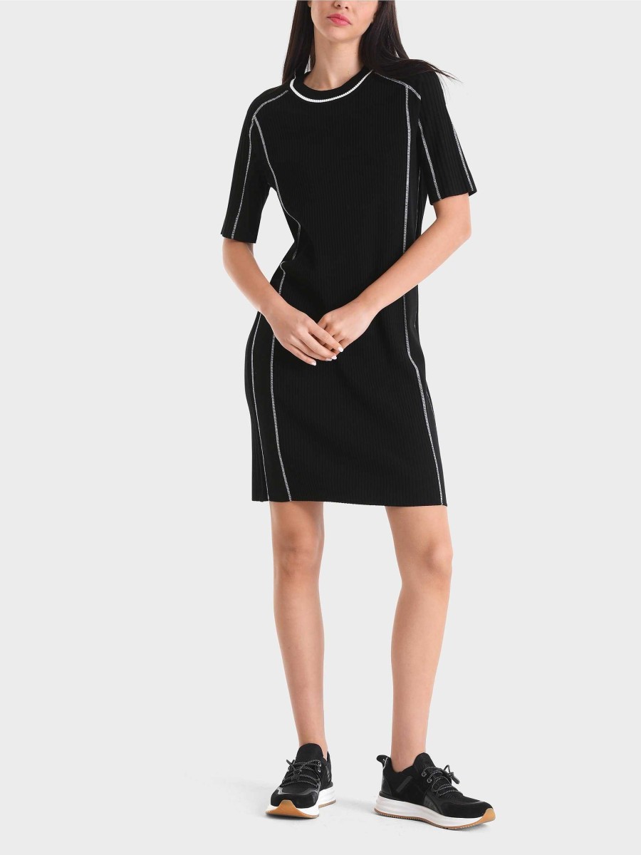 Marc Cain „Rethink Together" Kleid Aus Viskosemix | Kleider