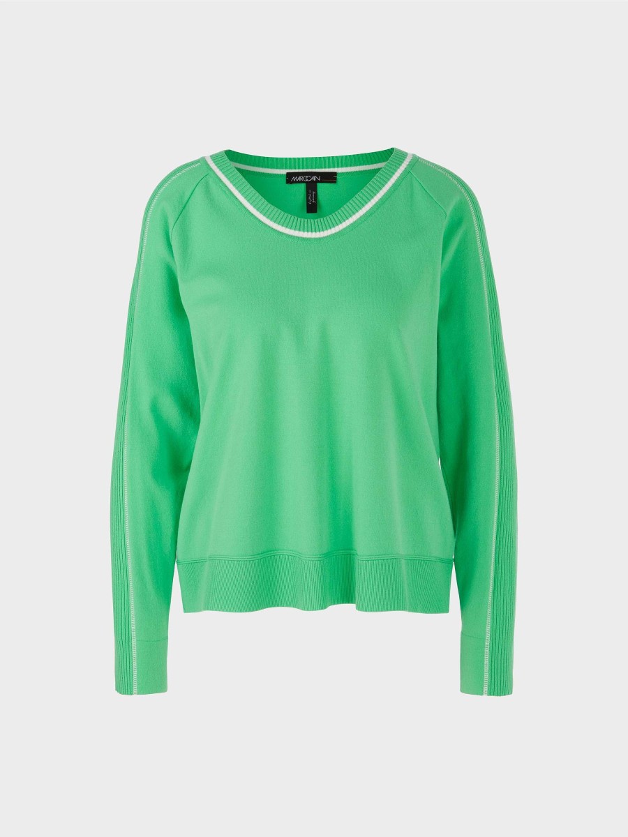 Marc Cain Femininer Sweater "Rethink Together" | Strick