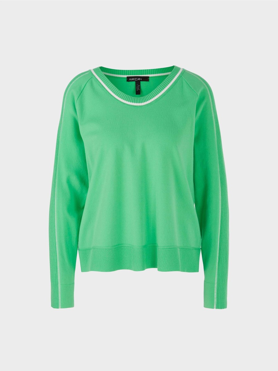 Marc Cain Femininer Sweater "Rethink Together" | Pullover & Sweatshirts