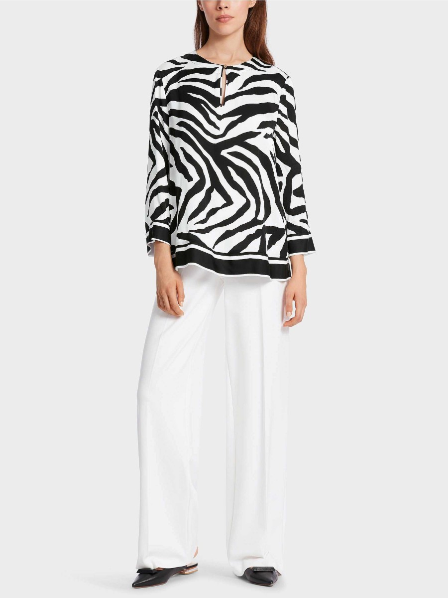 Marc Cain Bluse Im Zebra-Print | Blusen & Tuniken