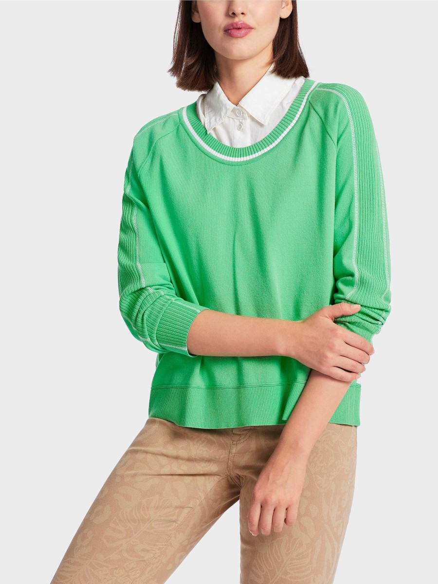 Marc Cain Femininer Sweater "Rethink Together" | Pullover & Sweatshirts