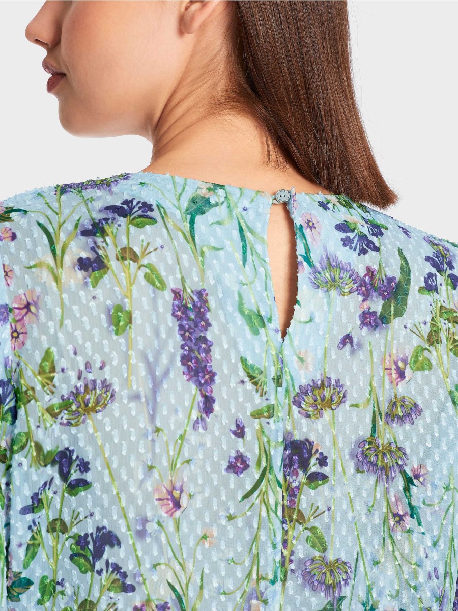 Marc Cain Bluse Im Blumen-Dessin | Blusen & Tuniken